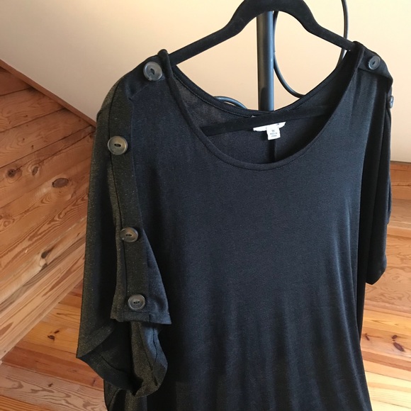 Misia Curvy Black Top, NWT, 1X - Picture 2 of 13